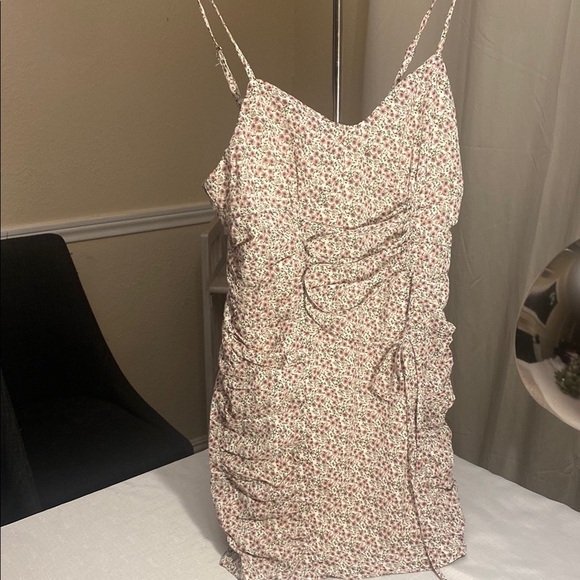 Blush Gold Sequin Embellished Mini Dress - Picture 1 of 7